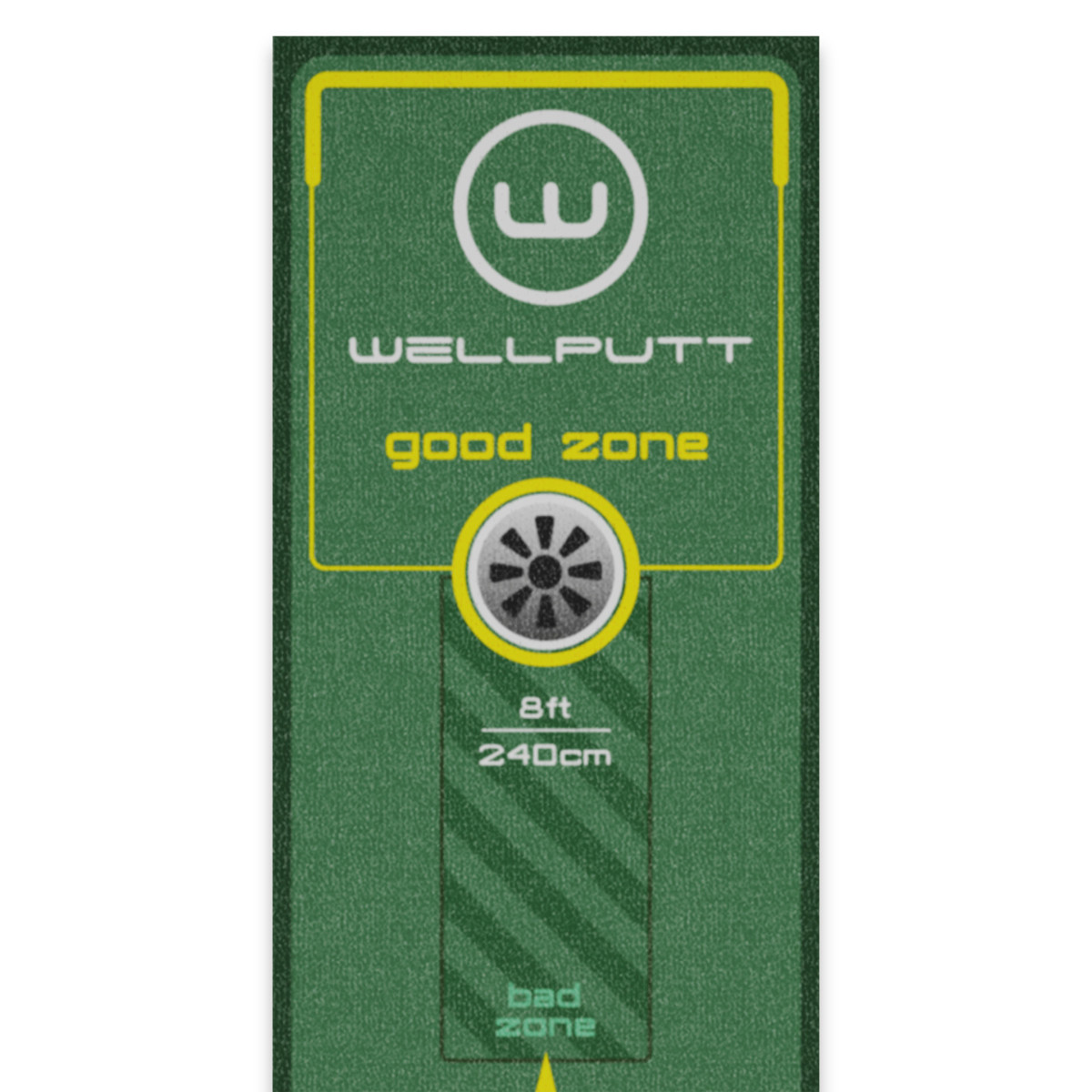 Putting training mat golf indoor - 10ft Start 2.0 | Wellputt
